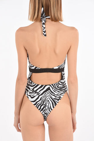 Zebra Printed Swimsuit