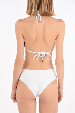 studded KARL & CHOUPETTE triangle bikini top 