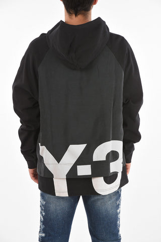 Y-3 YOHJI YAMAMOTO Hooded Sweatshirt with Logo Print