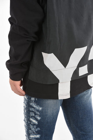 Y-3 YOHJI YAMAMOTO Hooded Sweatshirt with Logo Print