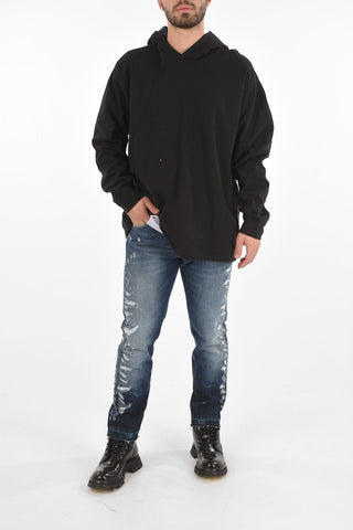 Y-3 YOHJI YAMAMOTO Hooded Sweatshirt with Logo Print