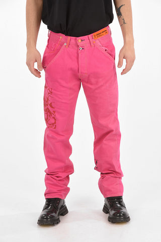 LEVI'S 20cm printed 5 pockets 501 jeans L32