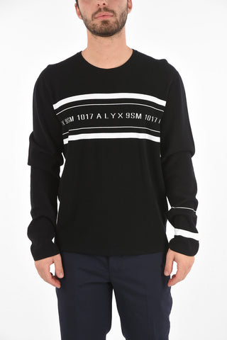 Crewneck Sweater with Embroidered Logo