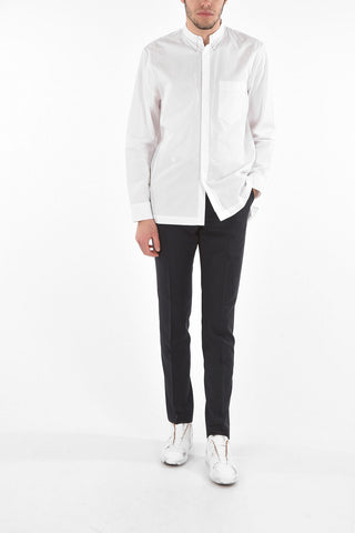 MM10 Faux Standard Collar Cotton Shirt