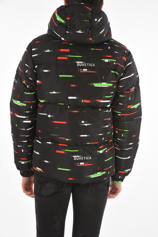 Printed Full Zipped AUVASEI Down Jacket