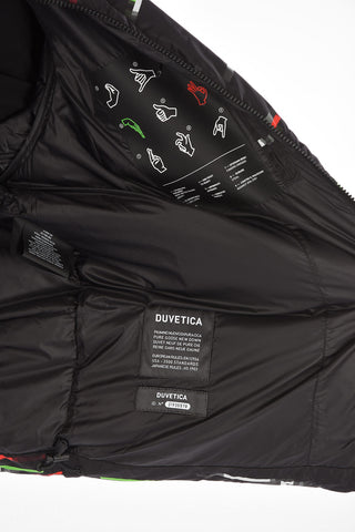 Printed Full Zipped AUVASEI Down Jacket