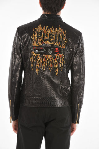 HOMME Decentralized Zip PYTHON CAR Python Jacket