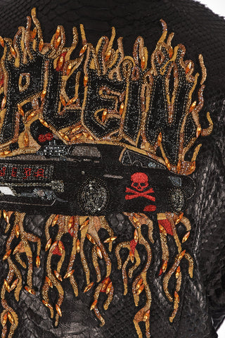 HOMME Decentralized Zip PYTHON CAR Python Jacket