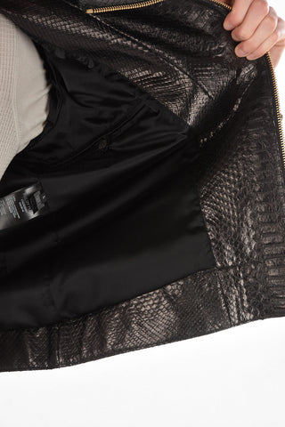 HOMME Decentralized Zip PYTHON CAR Python Jacket