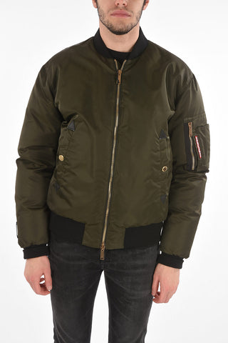 ICON back printed down jacket