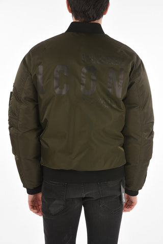 ICON back printed down jacket