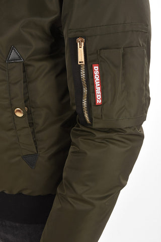 ICON back printed down jacket