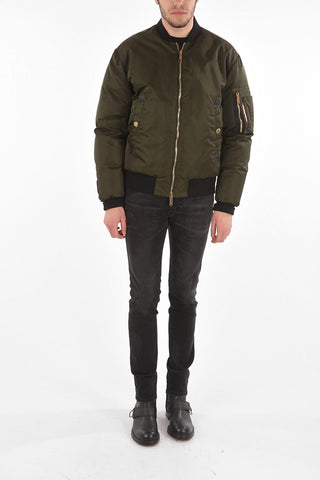 ICON back printed down jacket
