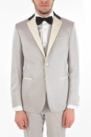 CC COLLECTION abito REFINED tre pezzi con gilet due spacchi revers classico