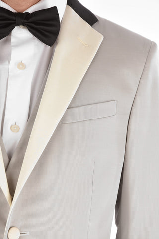 CC COLLECTION abito REFINED tre pezzi con gilet due spacchi revers classico