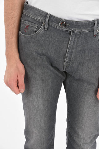 ID Jeans Regular Fit con Tasca Posteriore Ricamata
