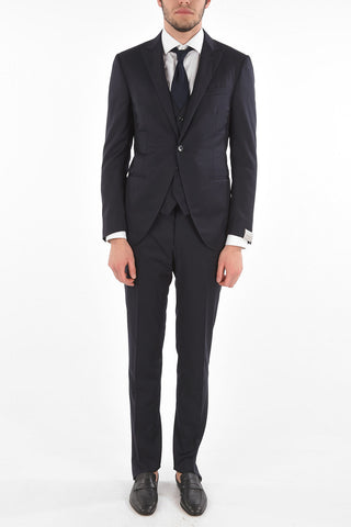 3-Piece CERIM.ACADEMY Suit with Peak Lapel