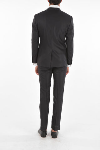 striped virgin wool CERIM.ACADEMY 3 piece waistcoat suit