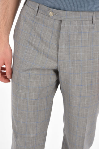 CC COLLECTION 2 Button RIGHT Windowpane Check Suit