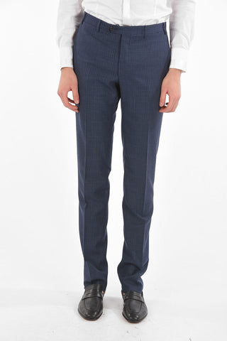 CC COLLECTION Raw-cut Edge RIGHT virgin wool pants