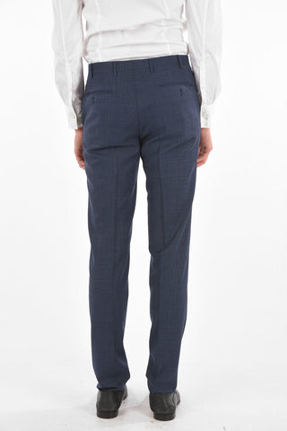 CC COLLECTION Raw-cut Edge RIGHT virgin wool pants