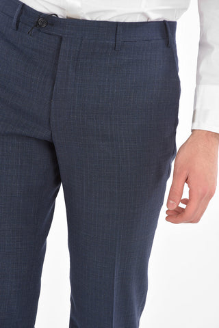 CC COLLECTION Raw-cut Edge RIGHT virgin wool pants
