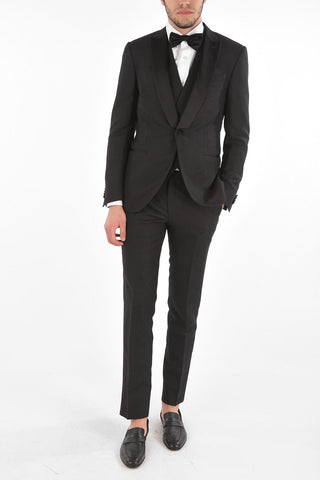 Lurex CERIMONY ACADEMY 3-piece Suit with Satin Lapel