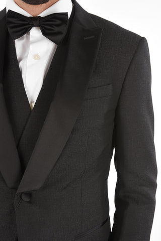 Lurex CERIMONY ACADEMY 3-piece Suit with Satin Lapel