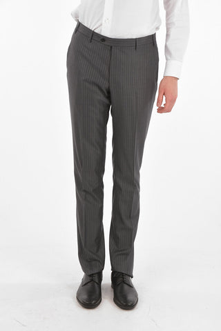 Pinstriped ACADEMY Wool and Silk Suit