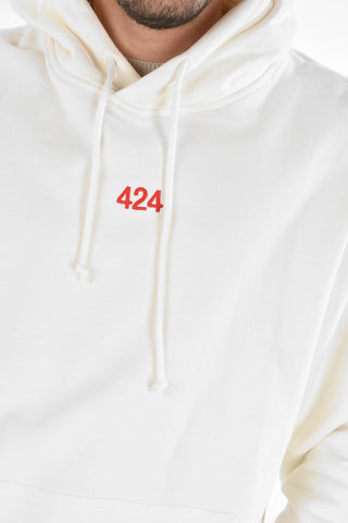 Embroidered Logo Cotton Hoodie