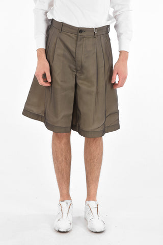 MM10 Shorts a 2 Pince in Organza