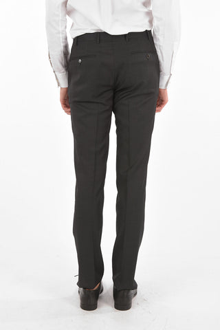 Virgin Wool CERIMONY ACADEMY 3-piece Suit with Peak Lapel