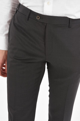 Virgin Wool CERIMONY ACADEMY 3-piece Suit with Peak Lapel