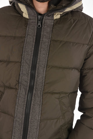 Jetted Pocket CAINNECH Full Zipped Down Jacket