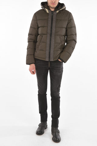 Jetted Pocket CAINNECH Full Zipped Down Jacket