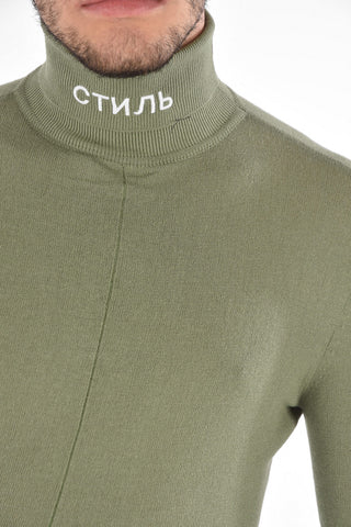 Viscose CTNMB Long Sleeve Bodysuit with Turtleneck