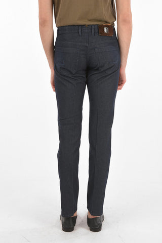 ID LUXURY DENIM Silk-blend OLDESIO Denims with 5 Pockets