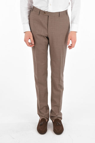 3-Piece LEADER Tartan Motif Suit