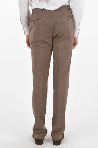 3-Piece LEADER Tartan Motif Suit
