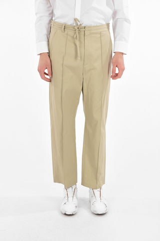 MM10 Pantaloni 3 Tasche in Cotone con Coulisse