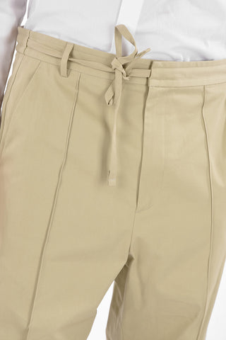MM10 Pantaloni 3 Tasche in Cotone con Coulisse