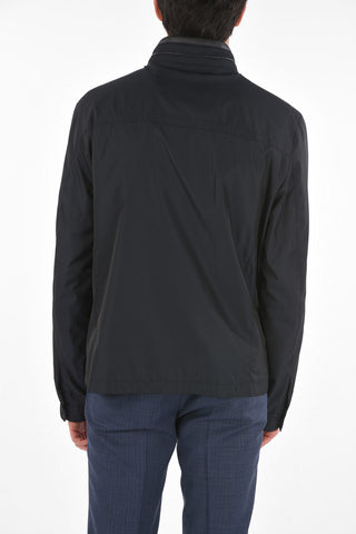 ID Front Zipped Nylon Windbreaker