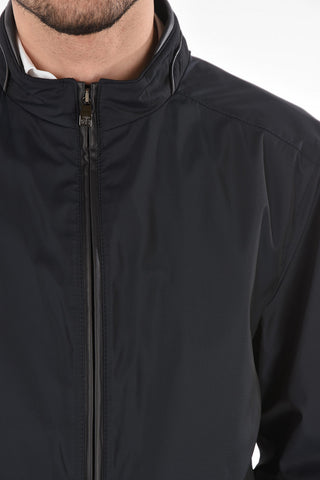 ID Front Zipped Nylon Windbreaker