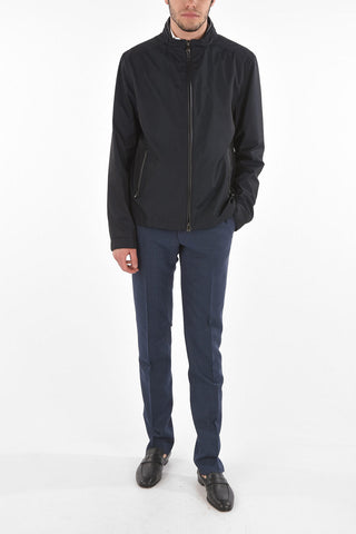 ID Front Zipped Nylon Windbreaker