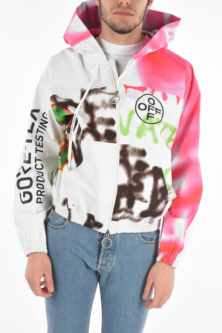 Giubbotto Hoodie GORETEX con Stampa