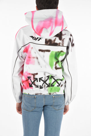 Giubbotto Hoodie GORETEX con Stampa