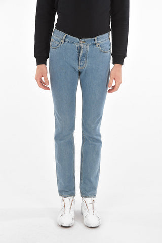 MM14 5 Pocket Low Rise Light Wash Denims