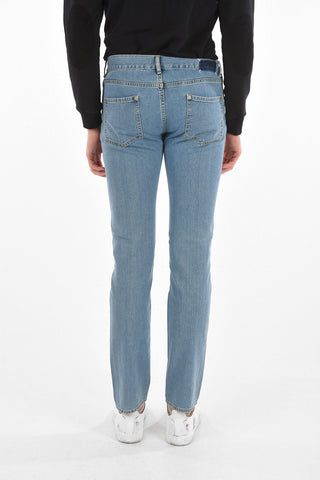 MM14 5 Pocket Low Rise Light Wash Denims