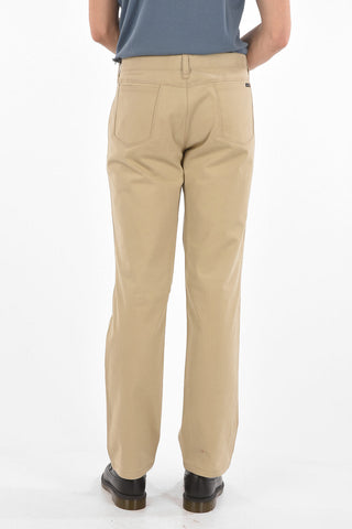 ID jetted pocket belt loops cotton stretch trousers