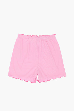 ALL STAR CHUCK TAYLOR Ribbed Shorts with Scalloped Hem